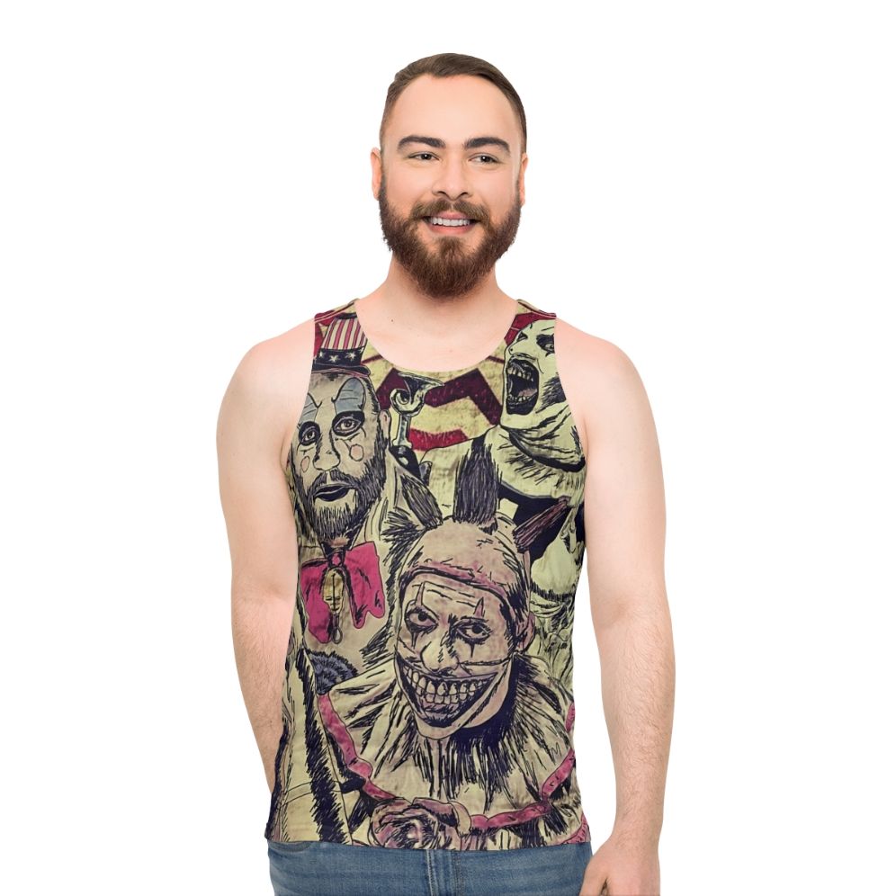 Creepy Clown Unisex Tank Top