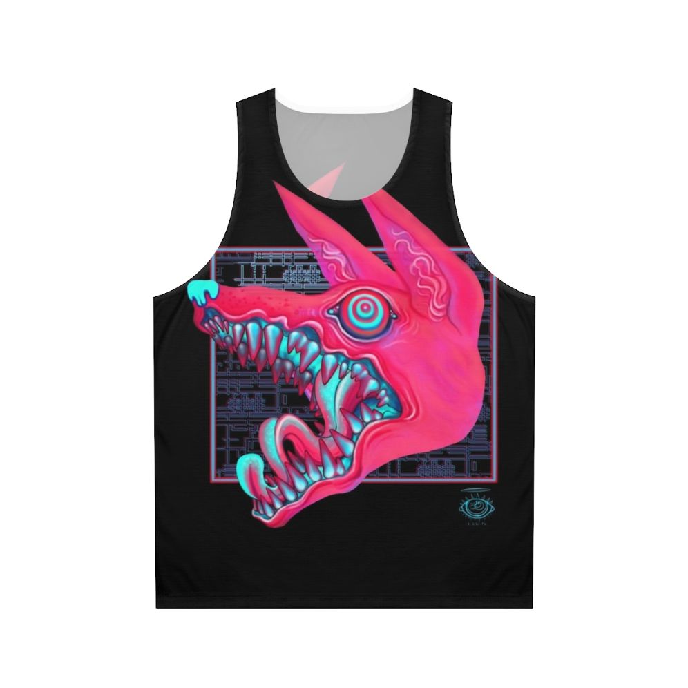 Creepy Cute Unisex Pastel Canines Tank Top