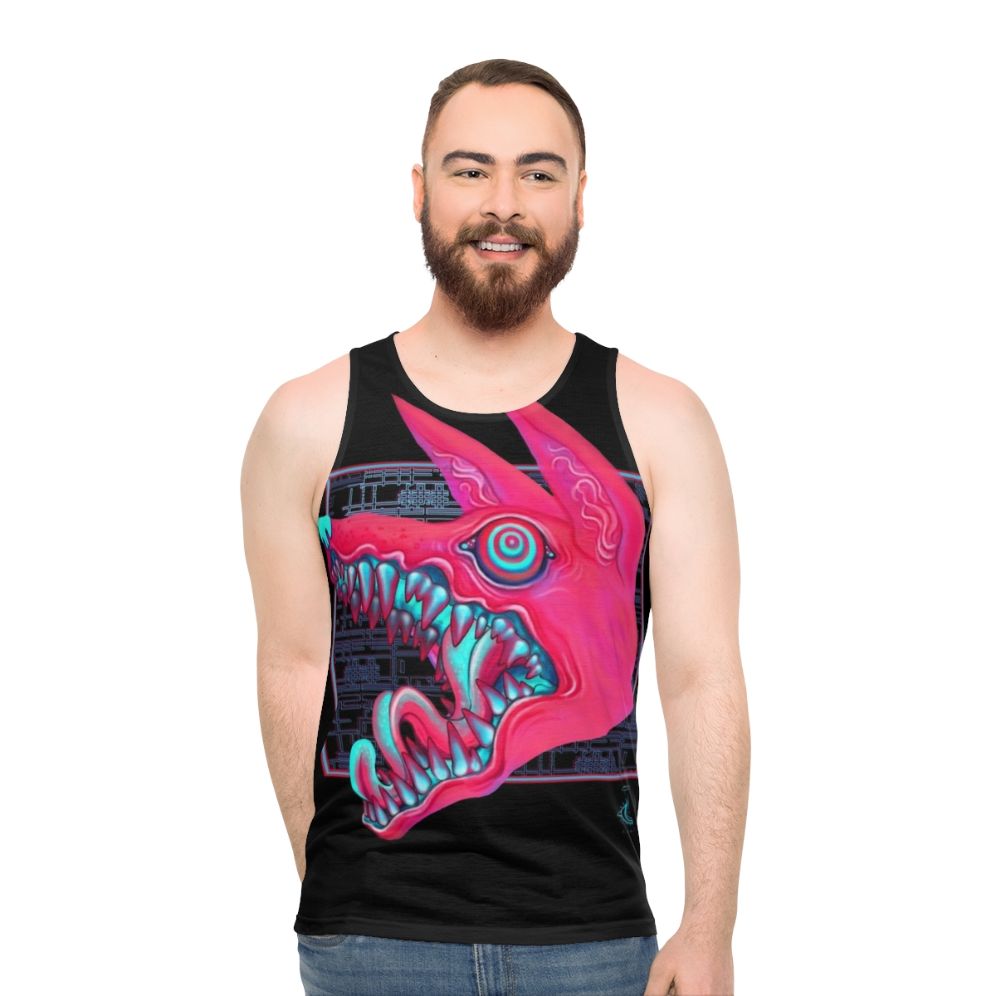Creepy Cute Unisex Pastel Canines Tank Top