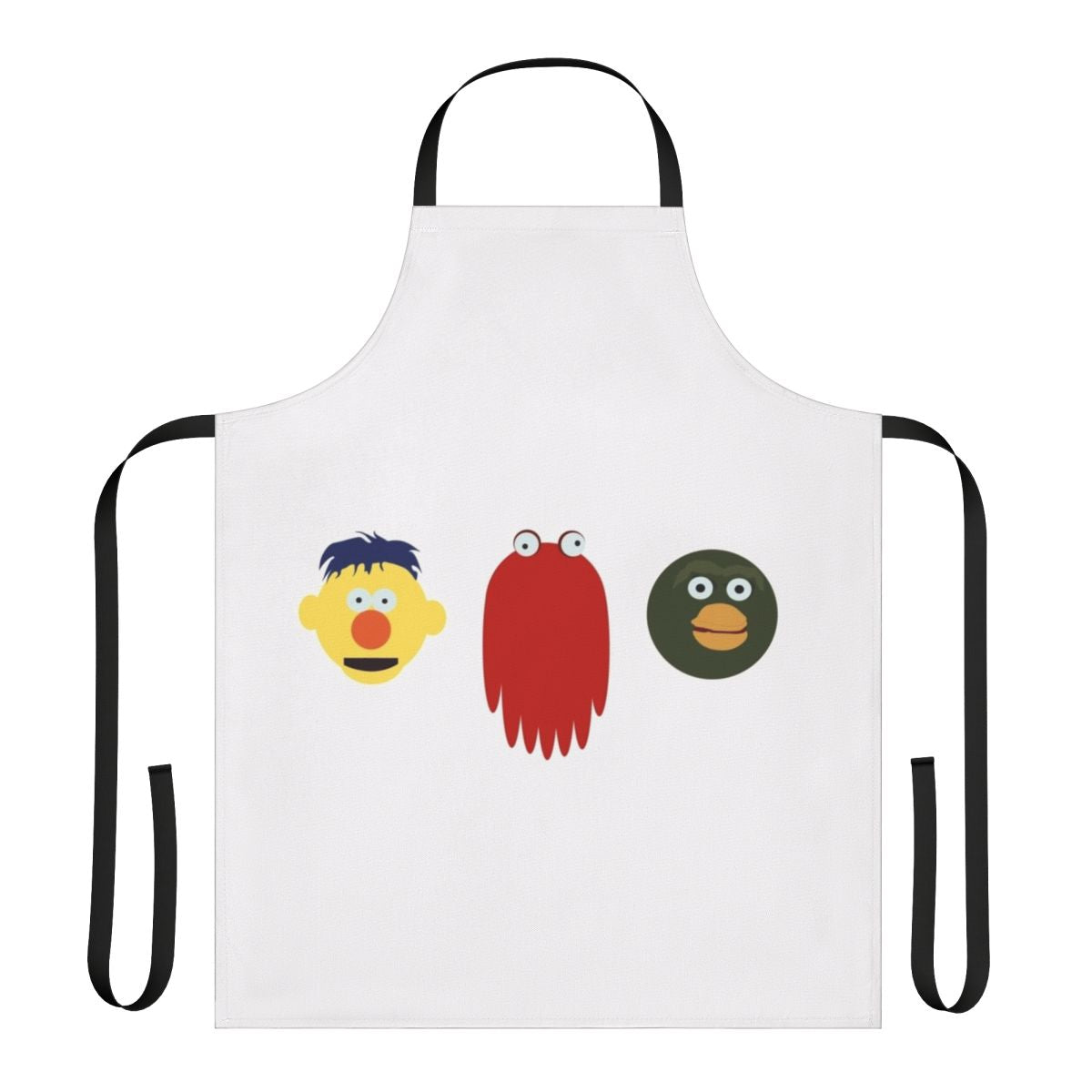 Creepy apron featuring the "Don't Hug Me I'm Scared" design, a popular YouTube horror comedy series