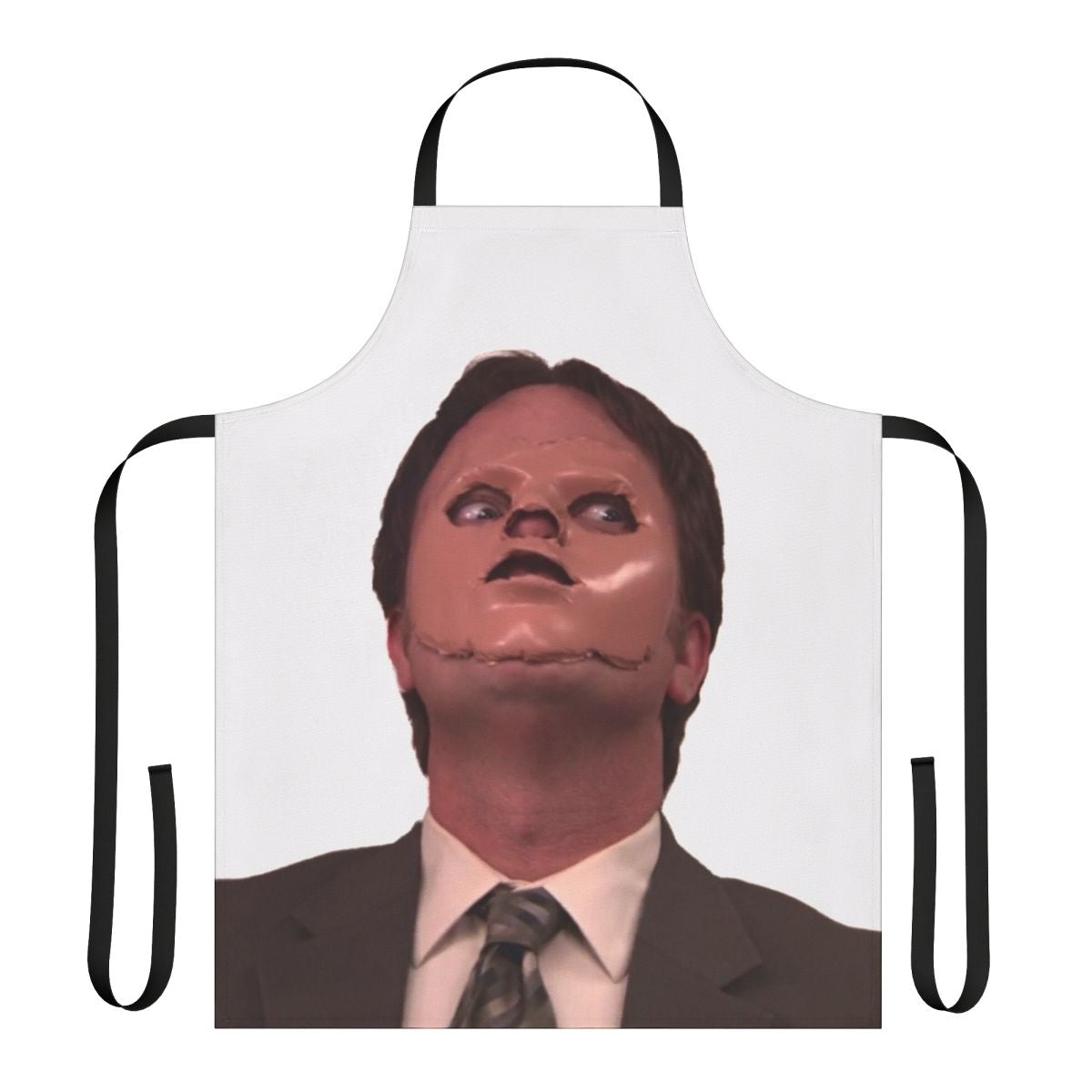 Creepy Dwight Schrute inspired apron for fans of the TV show The Office