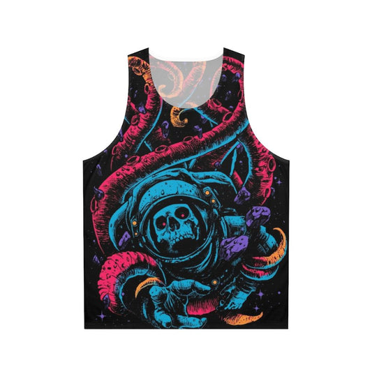 Creepy and eerie unisex tank top