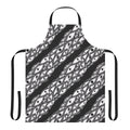 Apron with a creepy eyes pattern, perfect for adding a touch of horror to your cooking