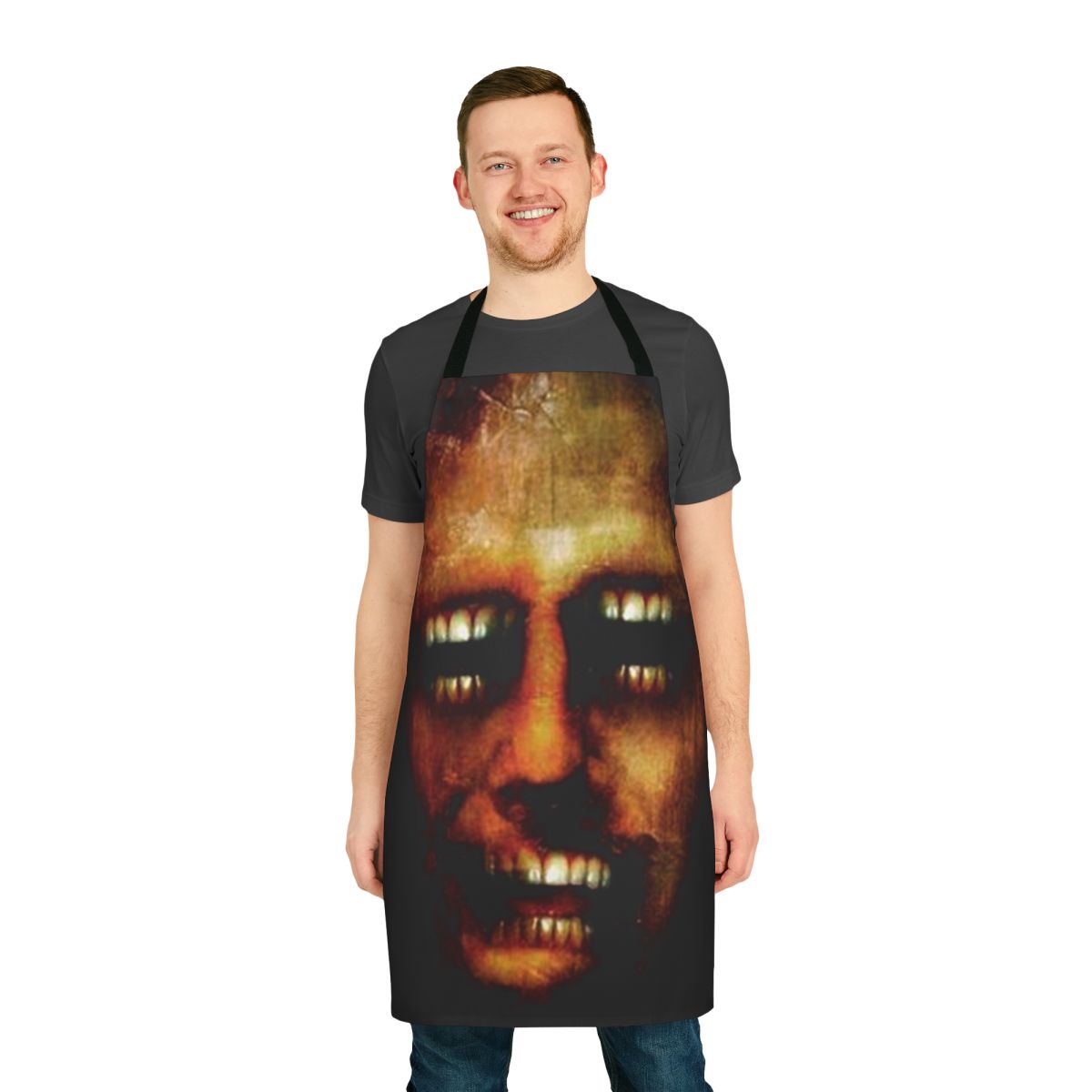 Spooky apron featuring the Corinthian from The Sandman comics