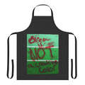 Creepy "Green Is Not a Creative Color" inspired apron with surreal, vintage and retro design