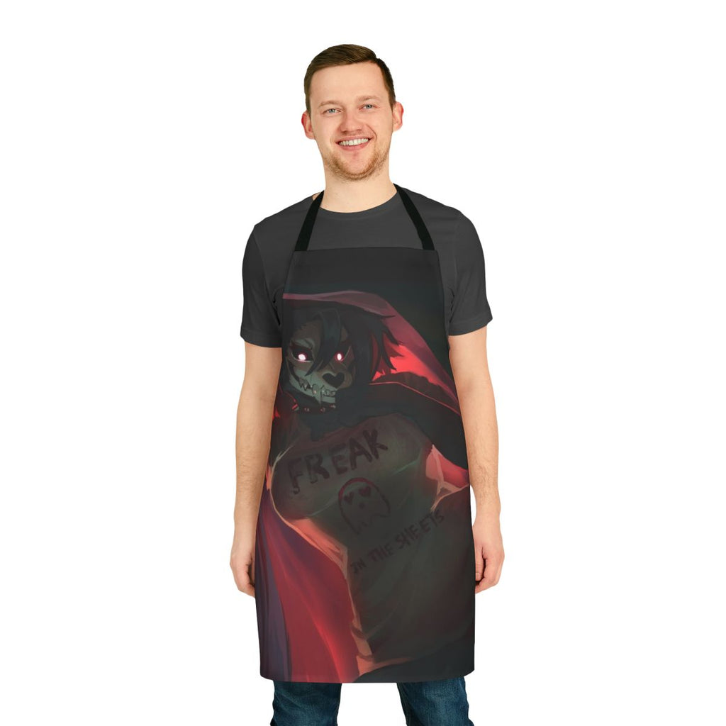 Apron featuring the unsettling SCP-1471 werewolf-like creature