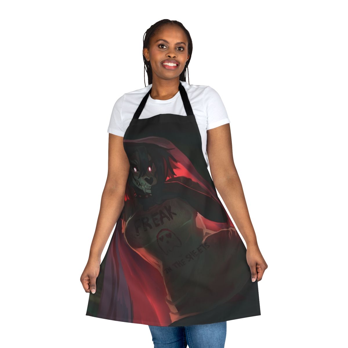 Apron featuring the unsettling SCP-1471 werewolf-like creature