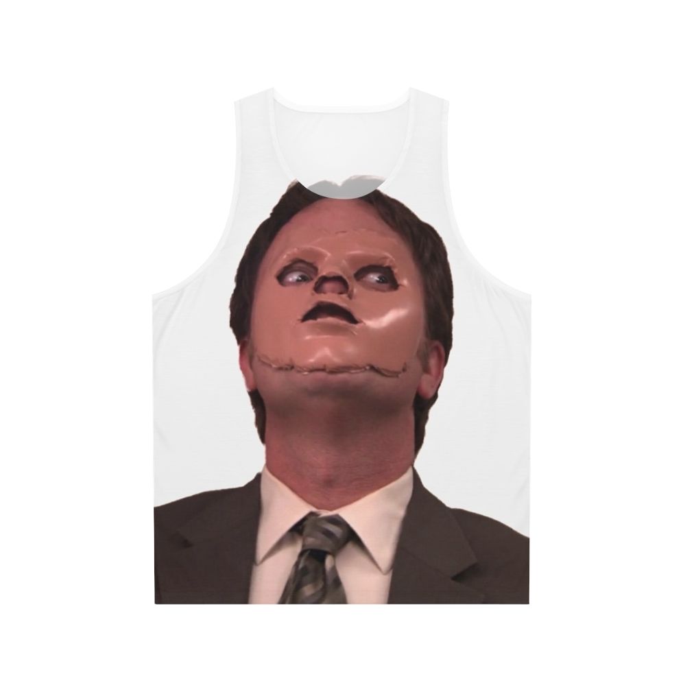 Unisex tank top with Silence of the Lambs inspired design