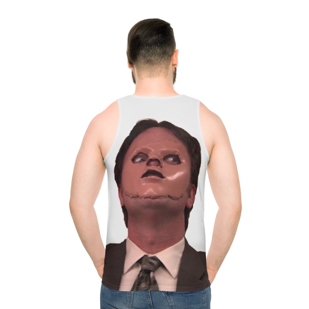 Unisex tank top with Silence of the Lambs inspired design