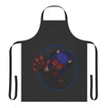 Creepy Sonic Exe inspired apron with horror-themed design