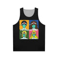 Crescendolls Alien Unisex Tank Top featuring Daft Punk inspired minimalist design