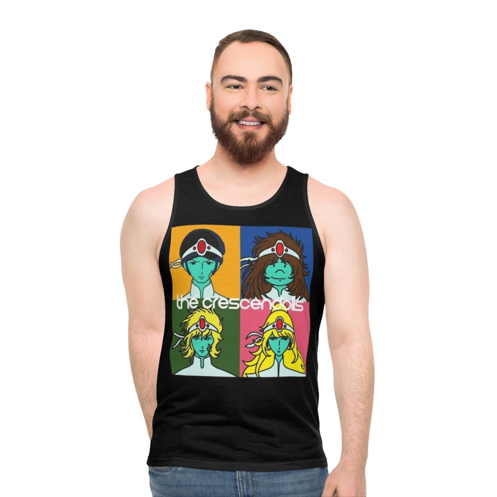 Crescendolls Alien Unisex Tank Top featuring Daft Punk inspired minimalist design
