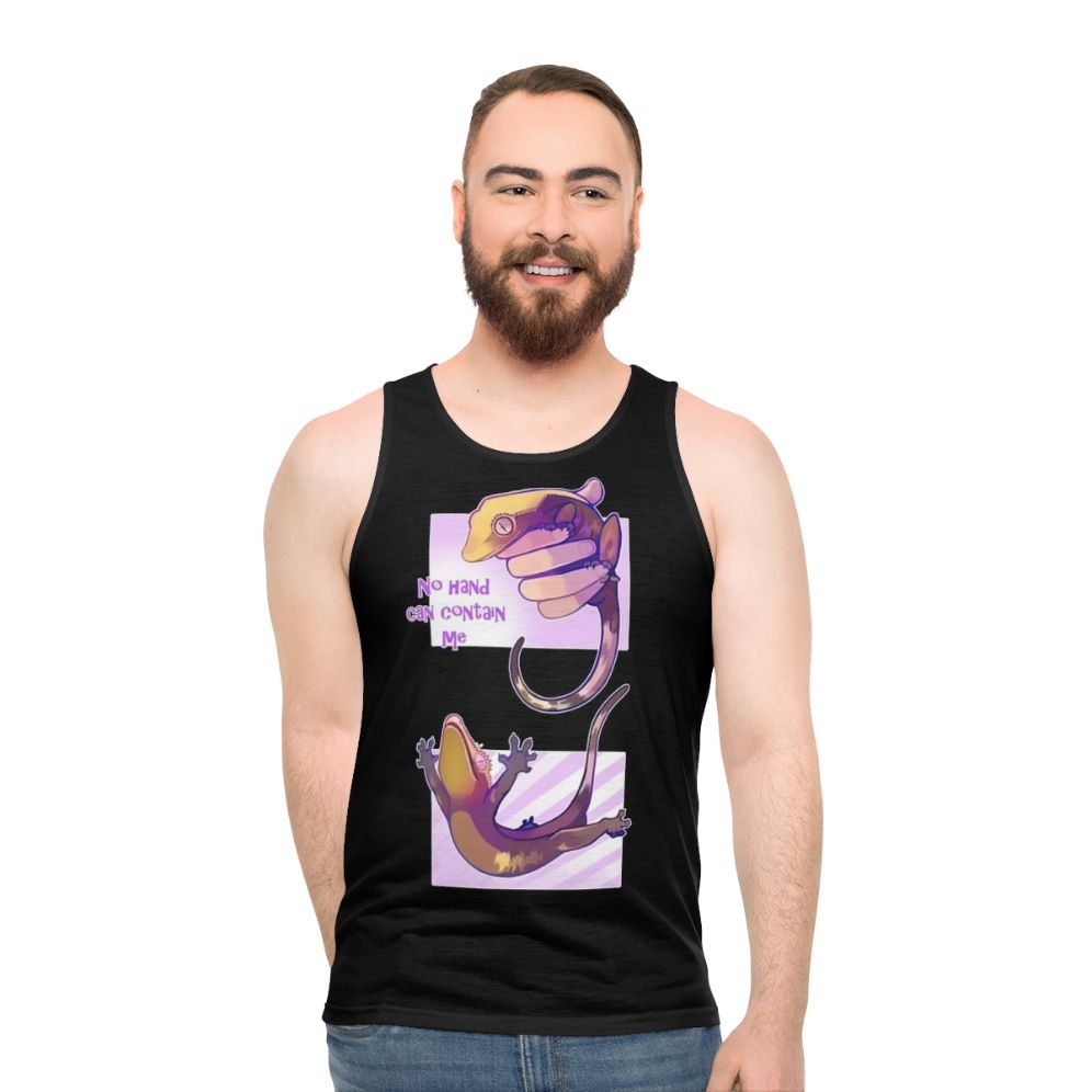 Unisex crested gecko tank top