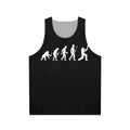 Cricket Evolution of Man Unisex Tank Top