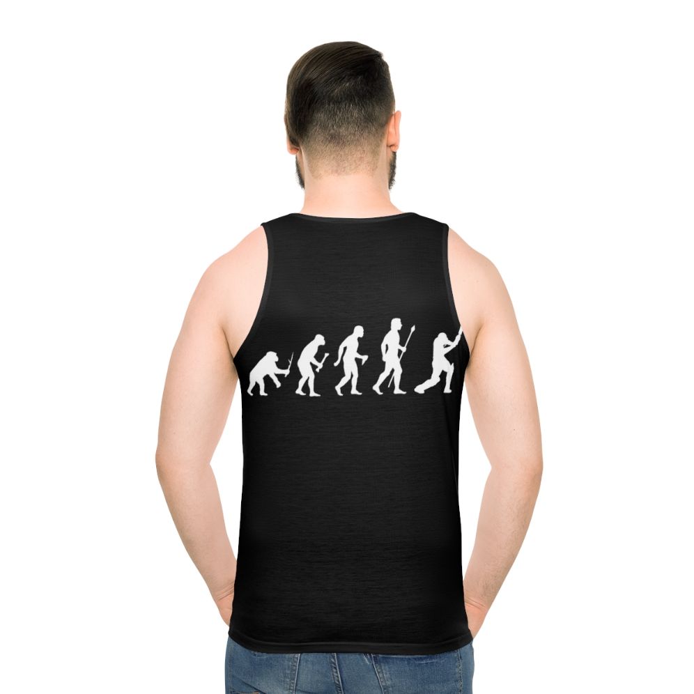 Cricket Evolution of Man Unisex Tank Top