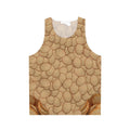 Chicken-themed unisex tank top with crimpy texture design