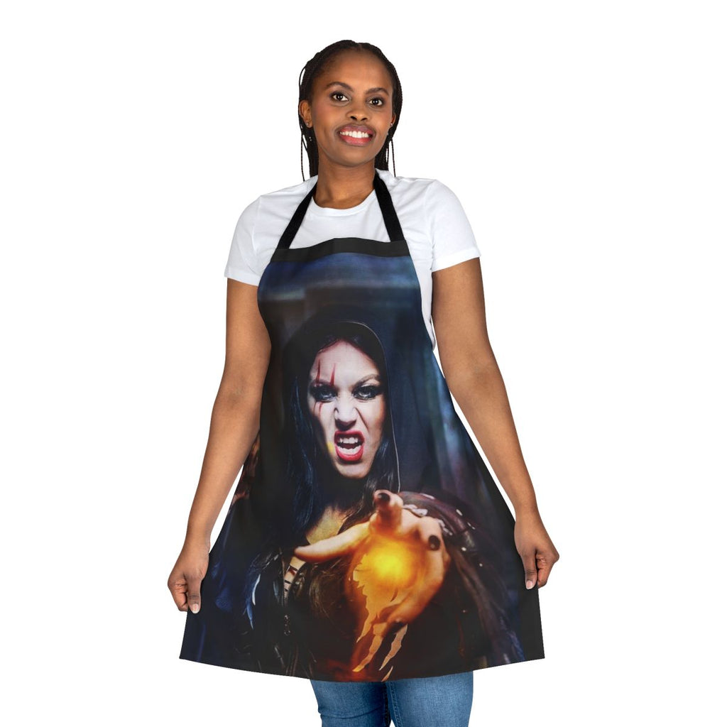Apron featuring Cristina Scabbia, lead singer of the metal band Lacuna Coil