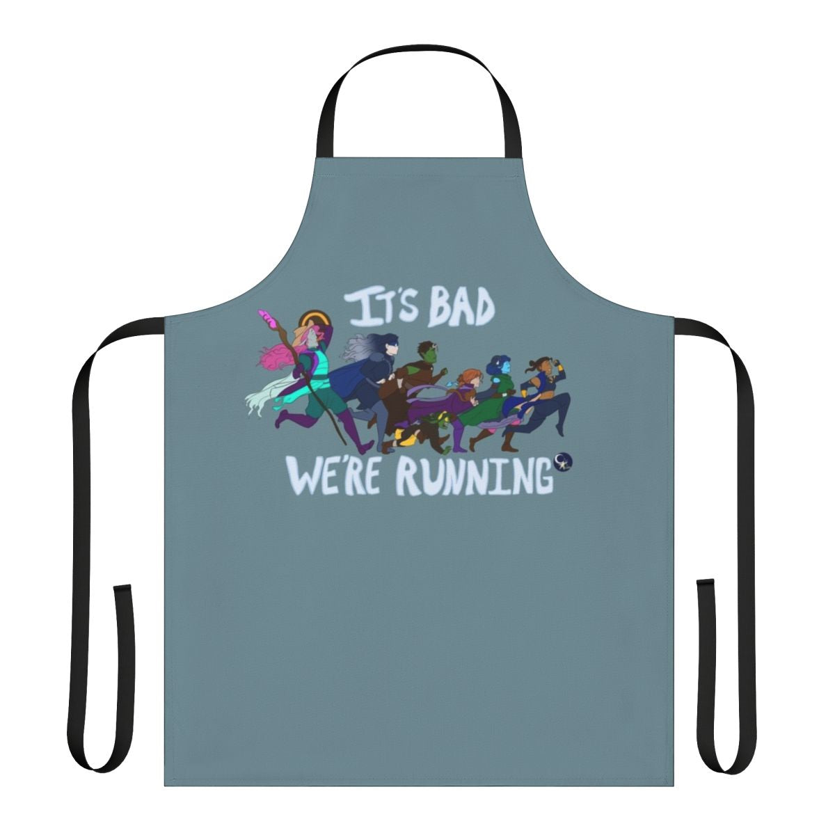 Critical Role inspired apron featuring the Mighty Nein characters
