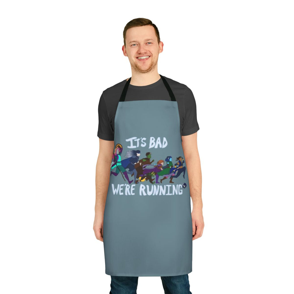 Critical Role inspired apron featuring the Mighty Nein characters