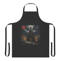 Crob Requiem death metal band logo printed on a black apron