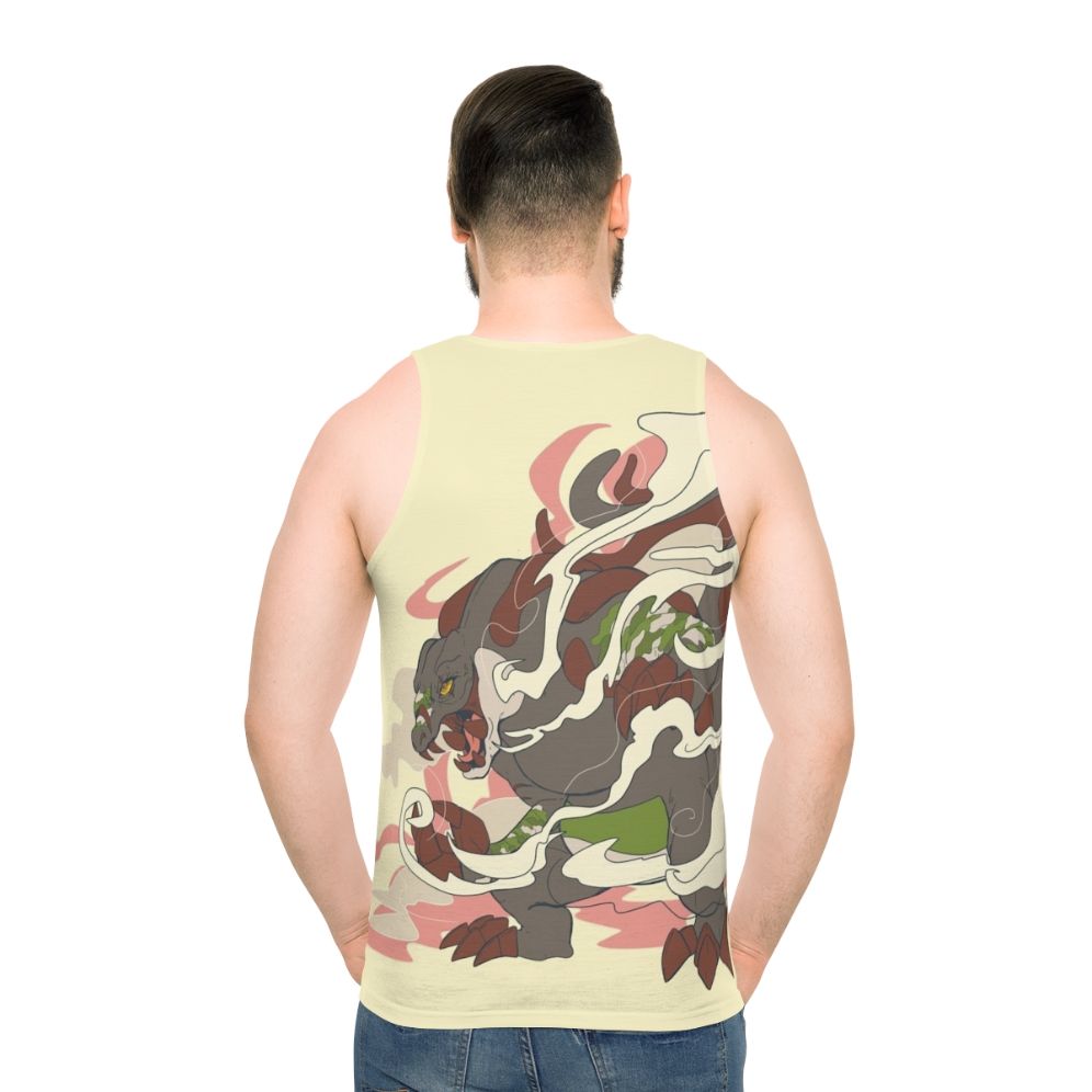 Crocarnage Unisex Crocodile Monster Art Tank Top