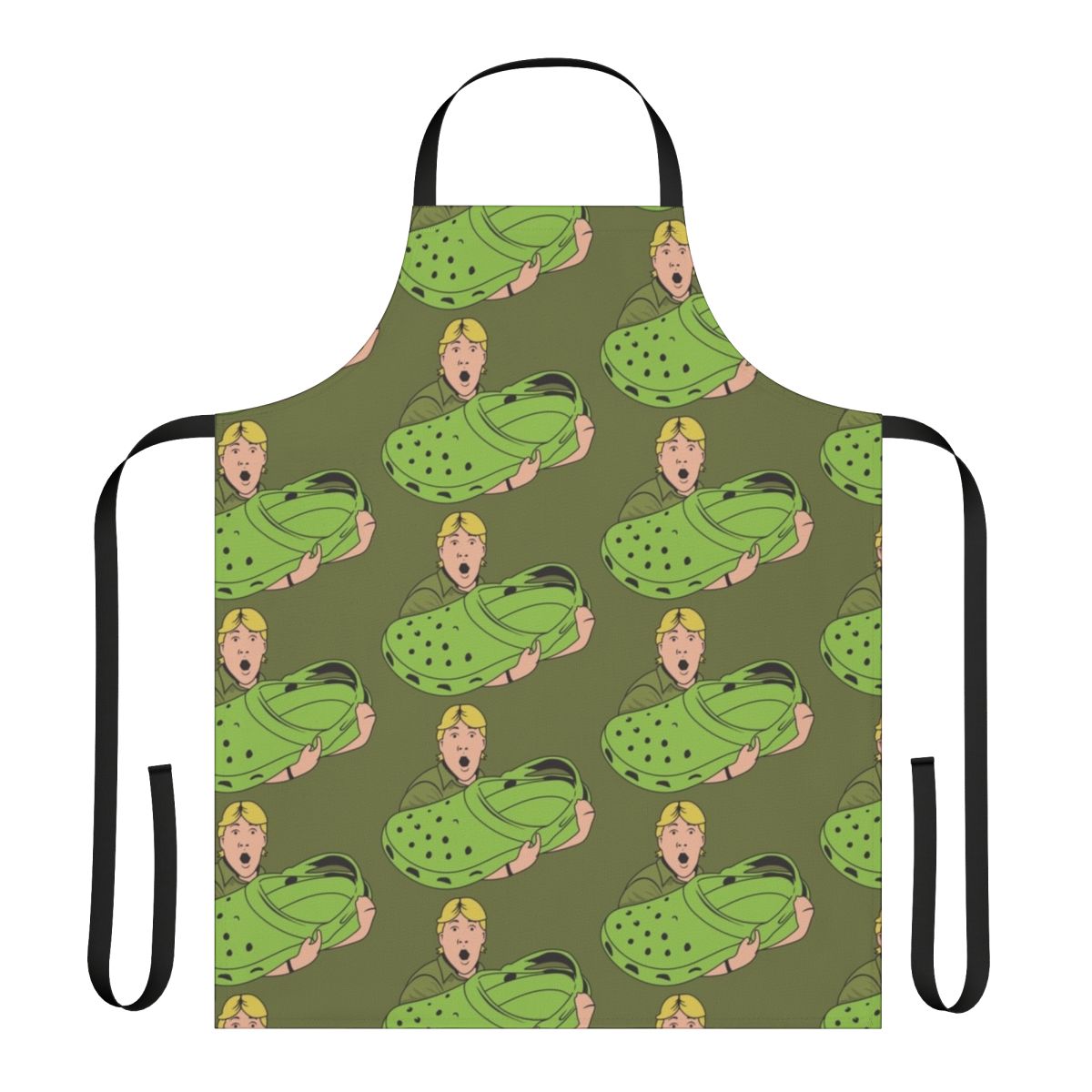 Croccy-Inspired Funny Apron for Aussie Crocodile Lovers