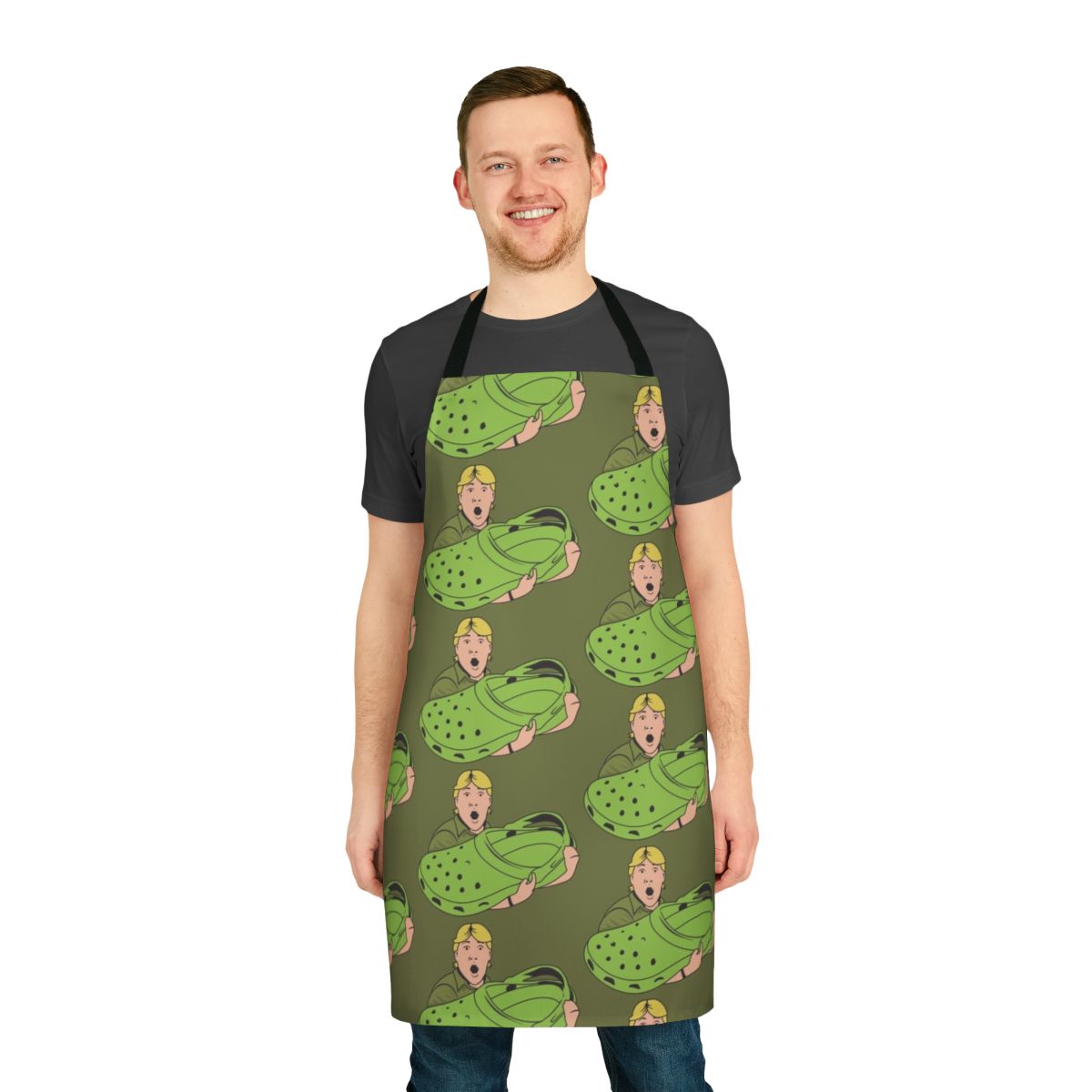 Croccy-Inspired Funny Apron for Aussie Crocodile Lovers
