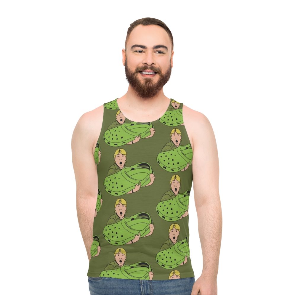 Croccy Unisex Parody Tank Top