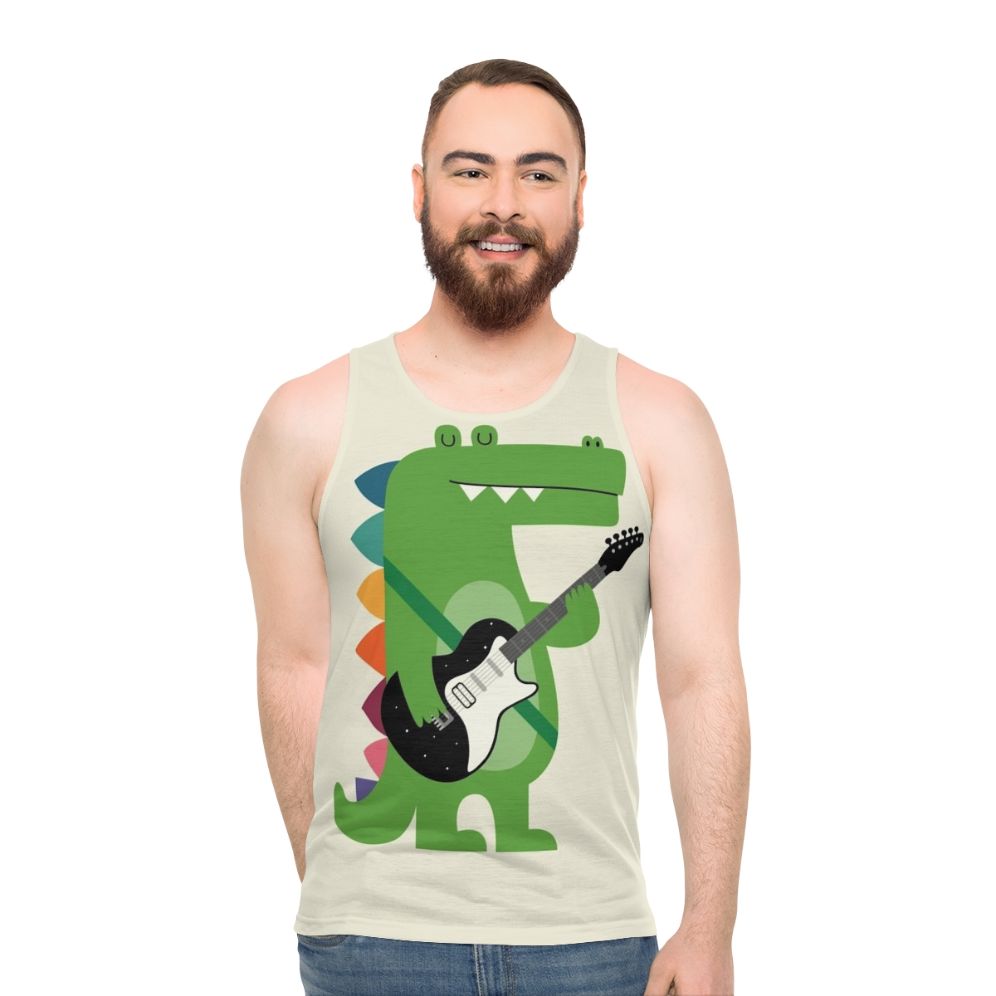 Crocodile rock unisex tank top