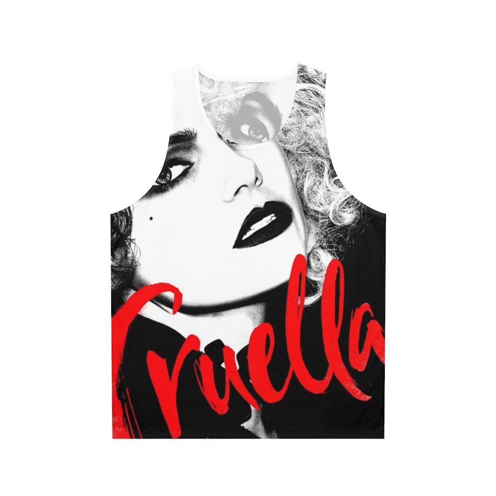 Cruella De Vil Inspired Unisex Tank Top