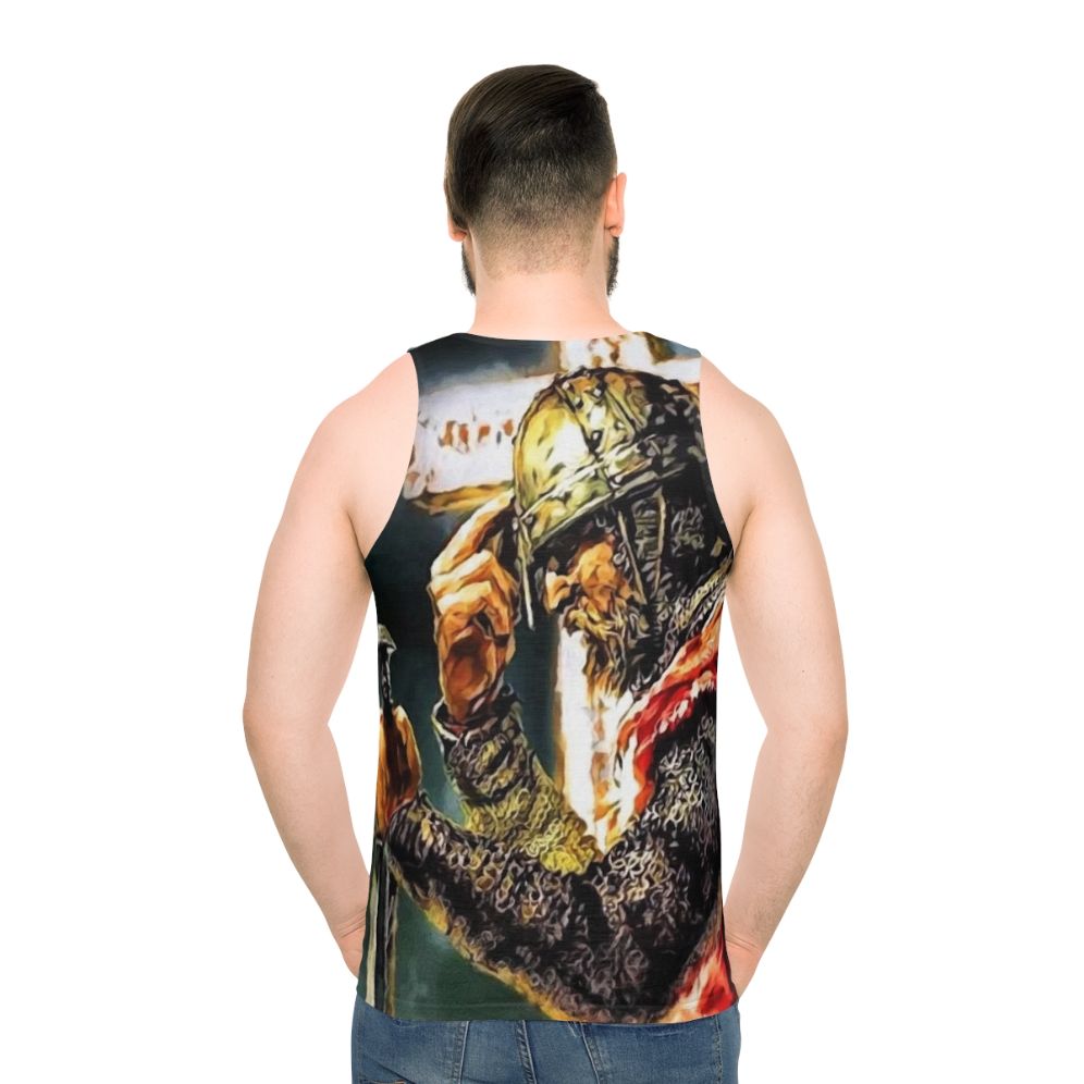 Crusader Knight Unisex Tank Top featuring Oleksandr Usyk, the Ukrainian Heavyweight Champion