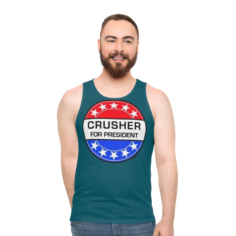 Crusher For President Sci-Fi Unisex Tank Top