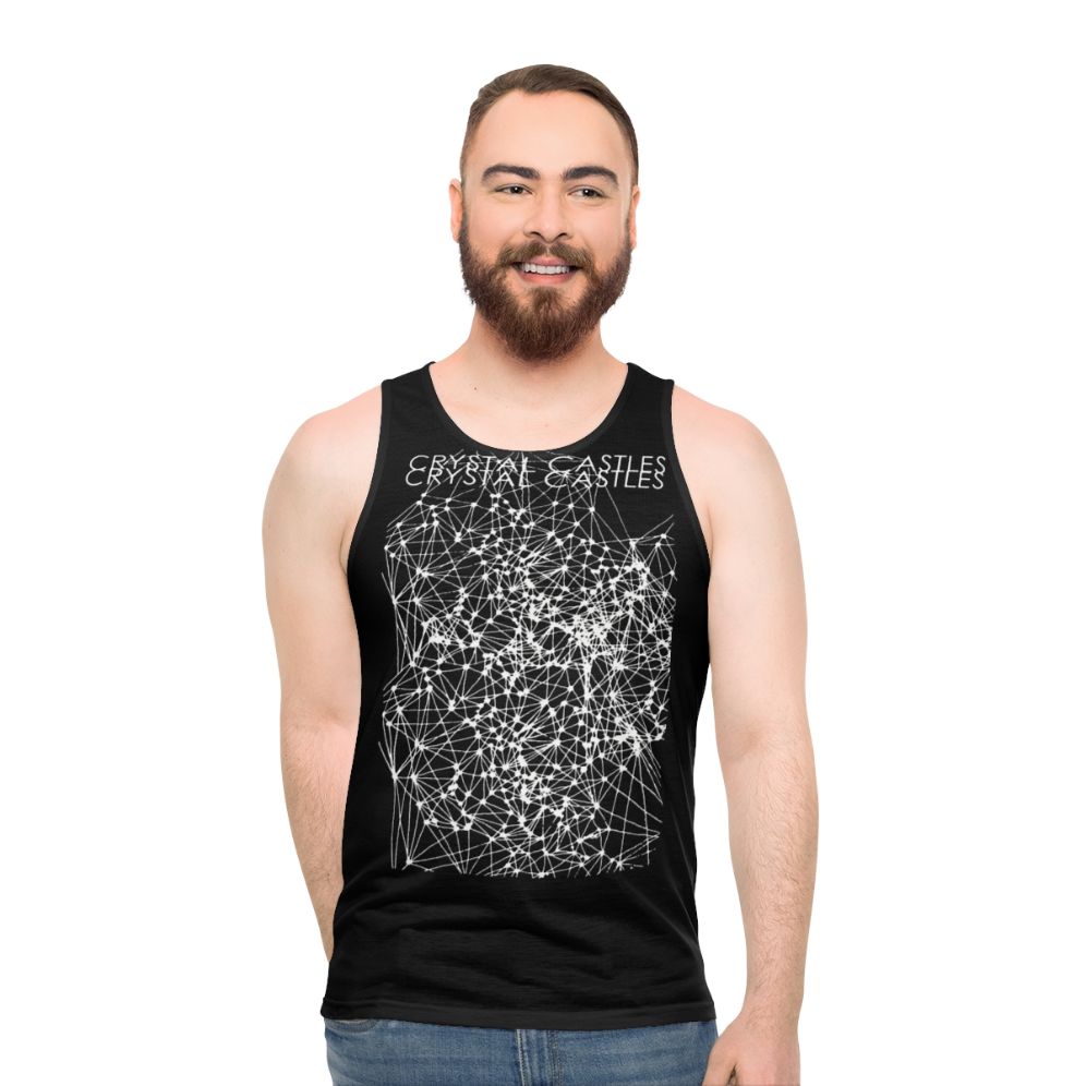 Crystal Castles Inspired Dark Aesthetic Tank Top