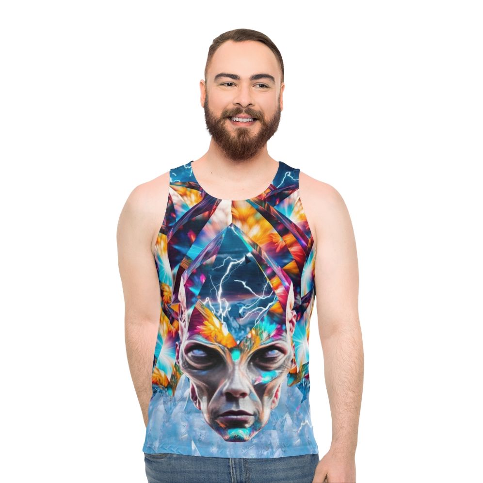 Crystal Time Machine Unisex Tank Top