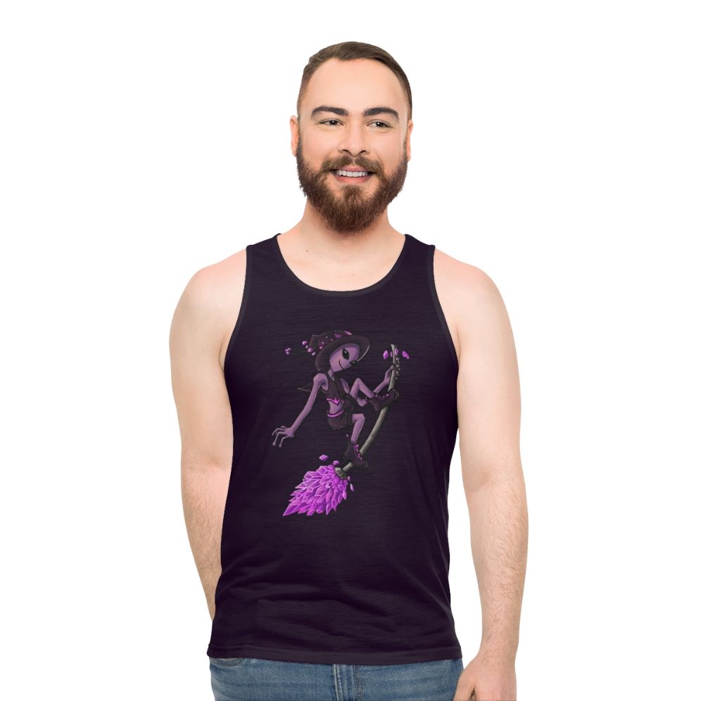 Crystal Witch Alien Unisex Tank Top