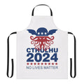 Cthulhu 2024 Apron with "No Lives Matter" text and Lovecraftian horror design