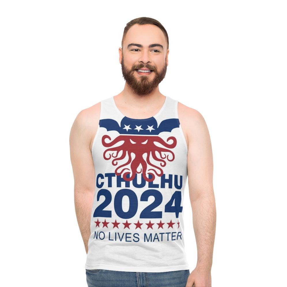 Cthulhu 2024 "No Lives Matter" Unisex Tank Top