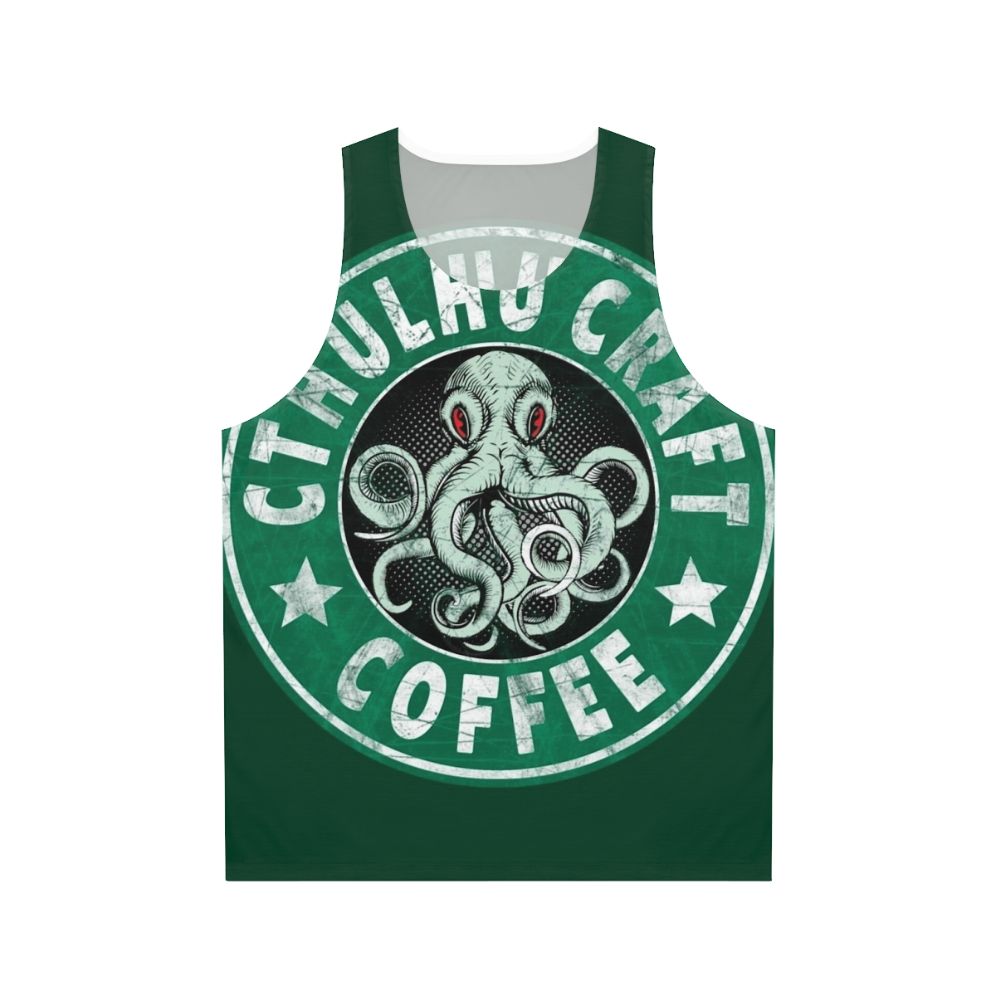 Cthulhu Coffee Retro Unisex Tank Top