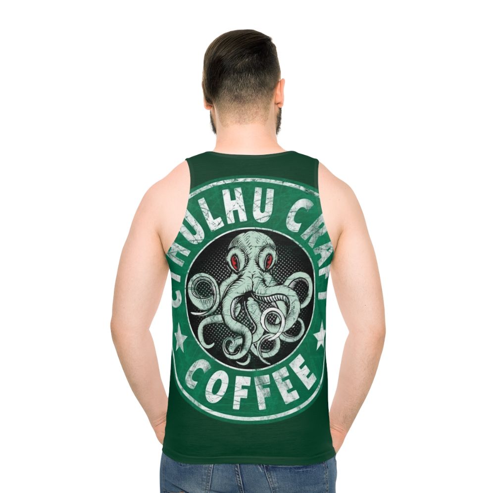 Cthulhu Coffee Retro Unisex Tank Top