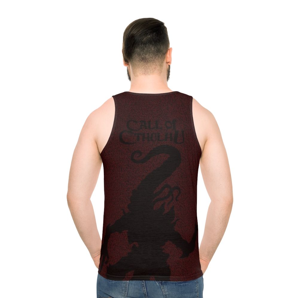 Cthulhu horror-themed unisex tank top