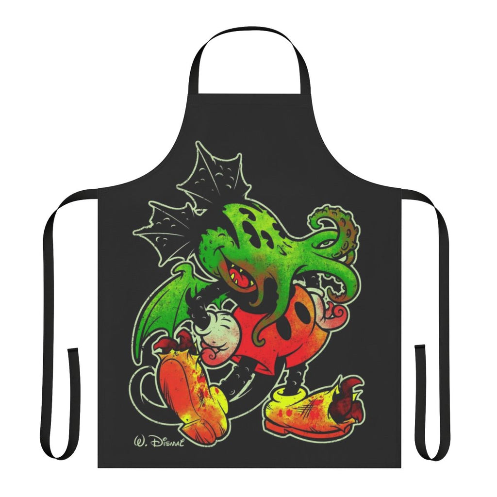 Cthulhu mouse-themed apron featuring tentacles and an elder god design