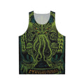 Unisex Tank Top with Cthulhu and Lovecraft Inspired Design