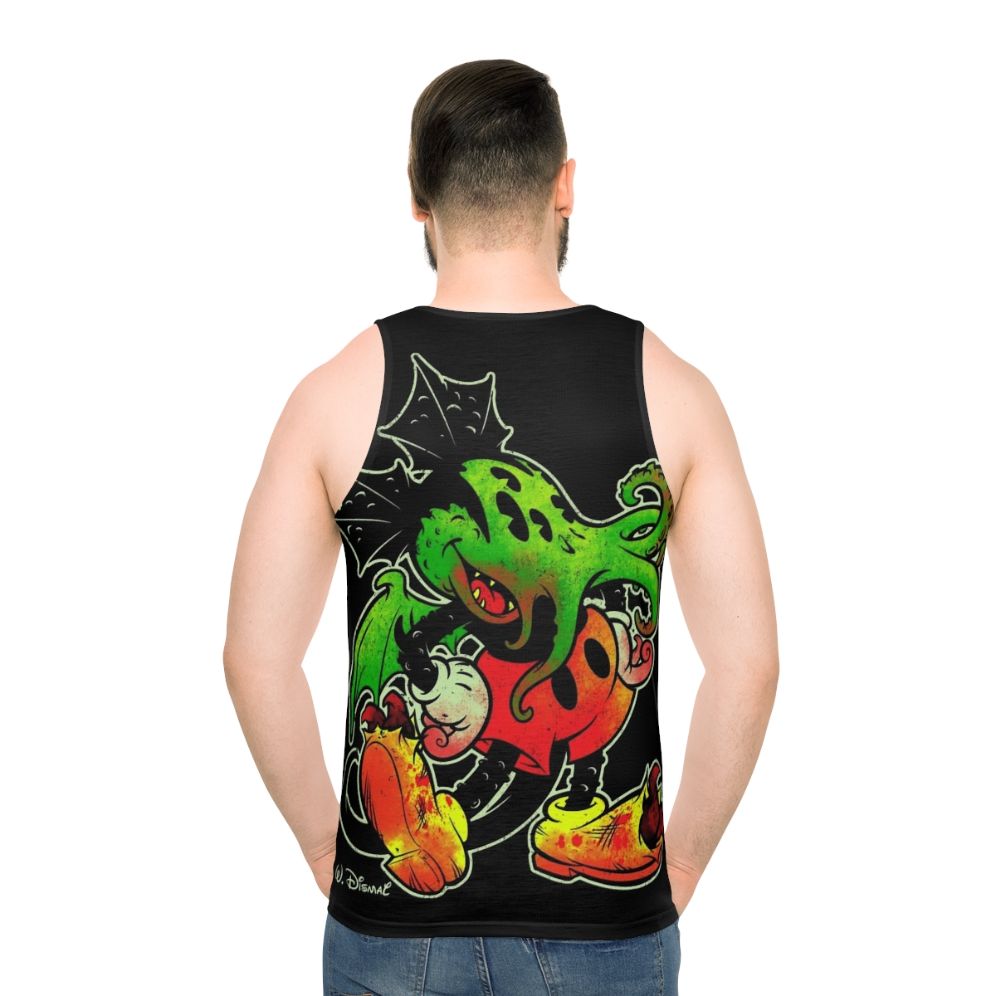 Cthulhu inspired unisex tank top with Mickhulhu mouse design