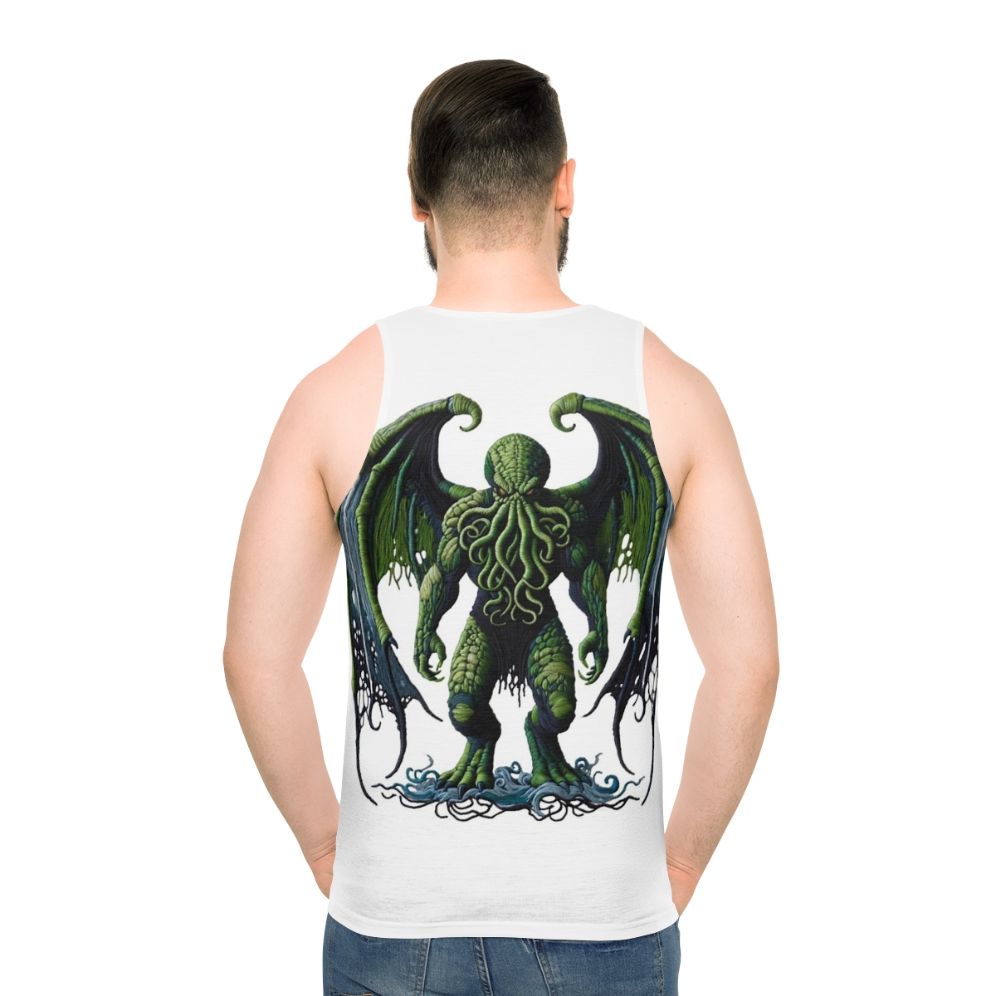 Cthulhu unisex tank top with embroidered legendary creature