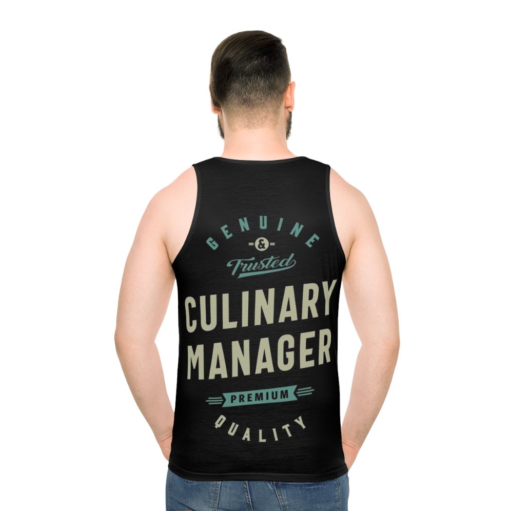 Culinary manager unisex tank top