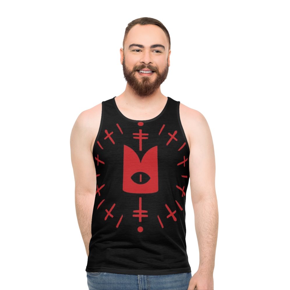Cult of the Lamb Red Crown Ritual Unisex Tank Top
