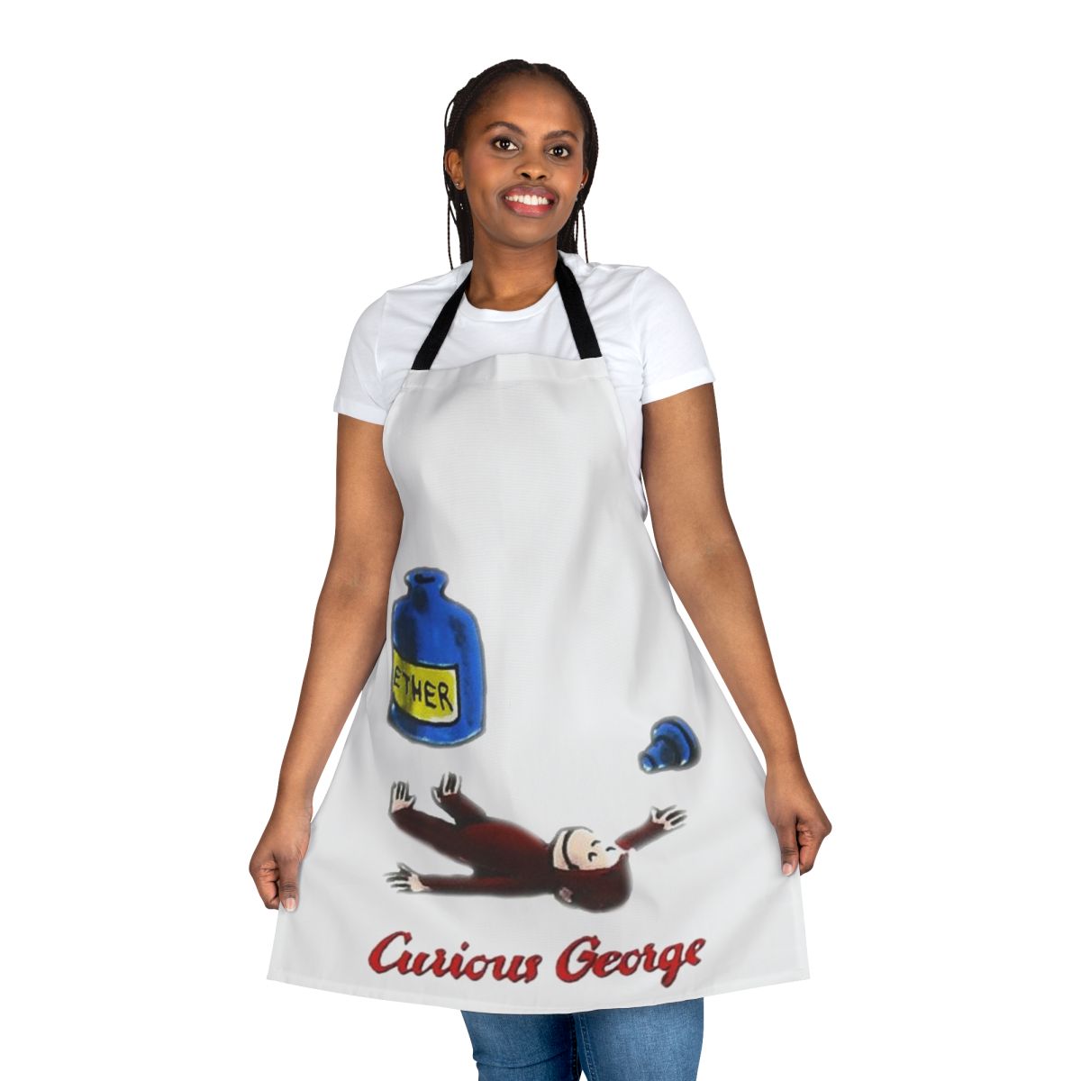 Curious George Inspired Ether Themed Apron