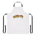 Curly Spiked Apron with Harley Poe Inspired Band Logo Design