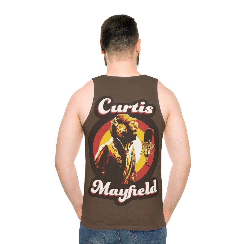 Curtis Mayfield 70s Funky Soul Unisex Tank Top