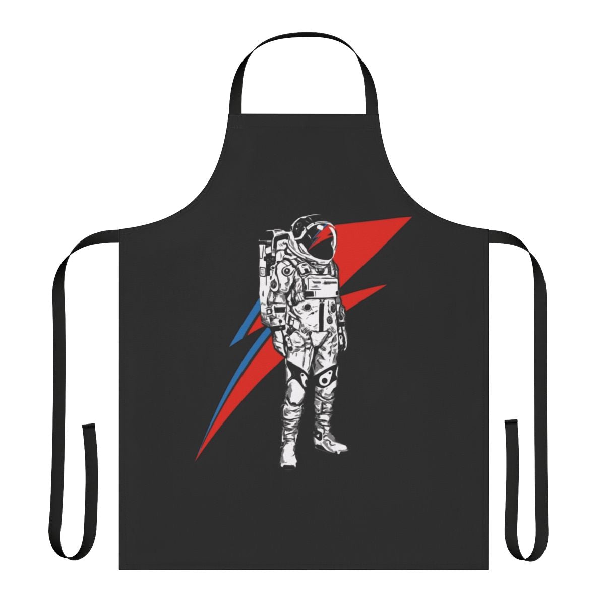 Custom apron featuring iconic David Bowie imagery and references